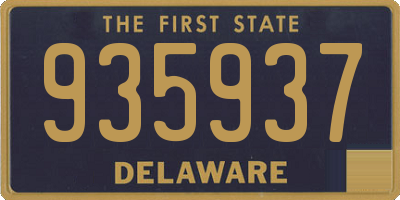 DE license plate 935937