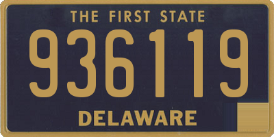 DE license plate 936119