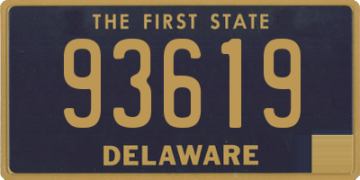 DE license plate 93619
