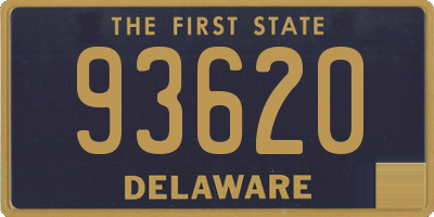DE license plate 93620