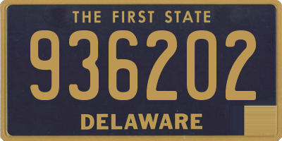 DE license plate 936202
