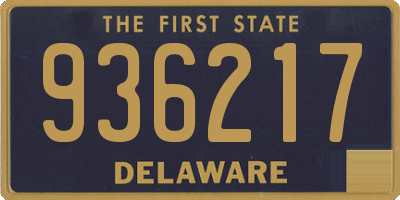 DE license plate 936217