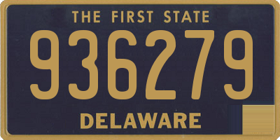 DE license plate 936279