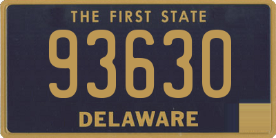 DE license plate 93630