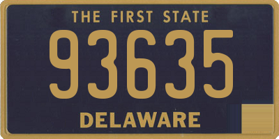 DE license plate 93635