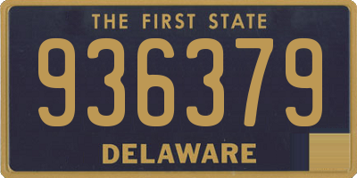 DE license plate 936379