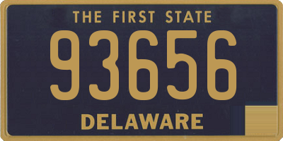 DE license plate 93656