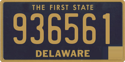 DE license plate 936561