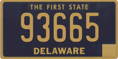 DE license plate 93665
