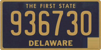 DE license plate 936730
