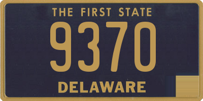 DE license plate 9370