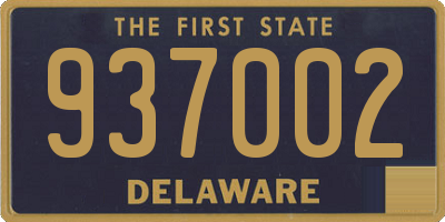 DE license plate 937002