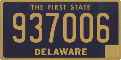DE license plate 937006