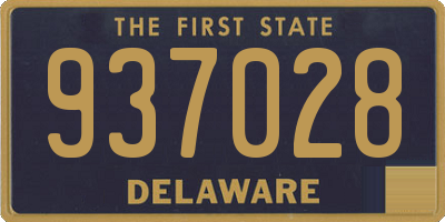 DE license plate 937028