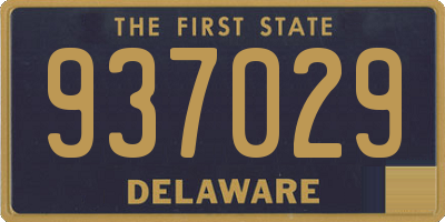 DE license plate 937029