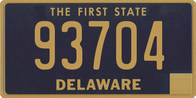 DE license plate 93704