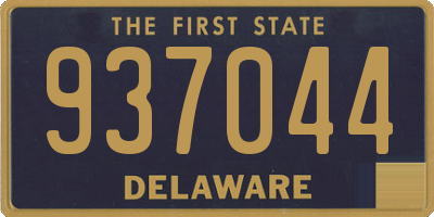 DE license plate 937044