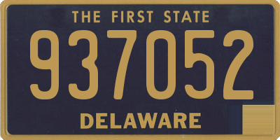 DE license plate 937052