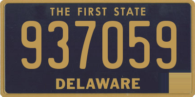 DE license plate 937059