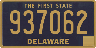 DE license plate 937062