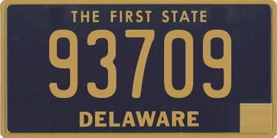 DE license plate 93709