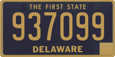 DE license plate 937099