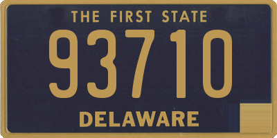 DE license plate 93710