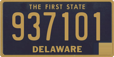 DE license plate 937101