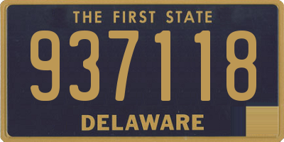 DE license plate 937118
