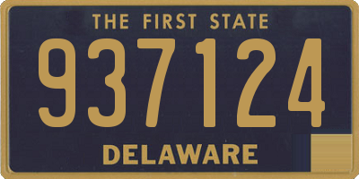 DE license plate 937124