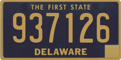 DE license plate 937126
