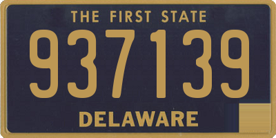 DE license plate 937139