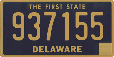 DE license plate 937155