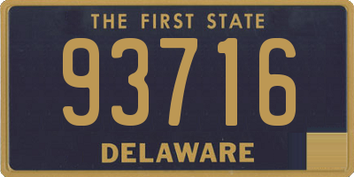 DE license plate 93716