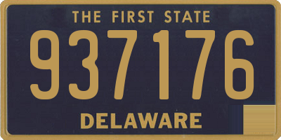DE license plate 937176