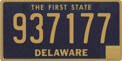 DE license plate 937177