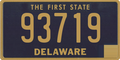 DE license plate 93719