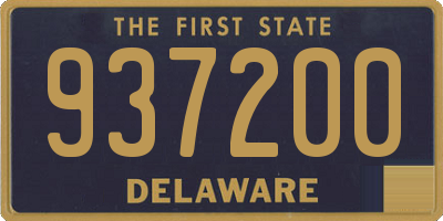 DE license plate 937200