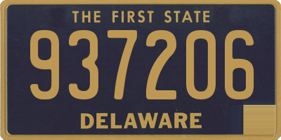 DE license plate 937206