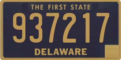 DE license plate 937217