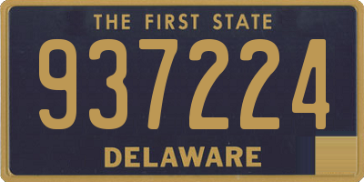 DE license plate 937224