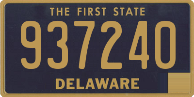 DE license plate 937240