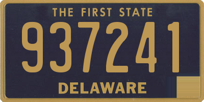 DE license plate 937241