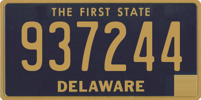 DE license plate 937244