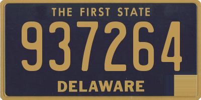 DE license plate 937264