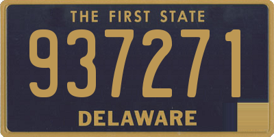 DE license plate 937271