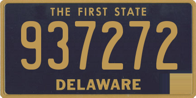 DE license plate 937272