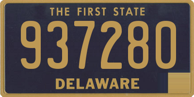DE license plate 937280