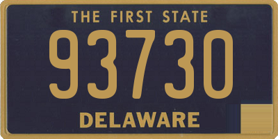 DE license plate 93730