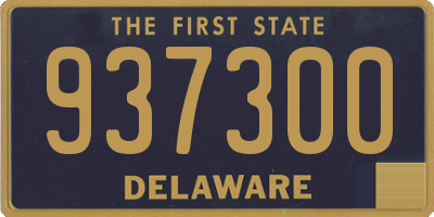 DE license plate 937300